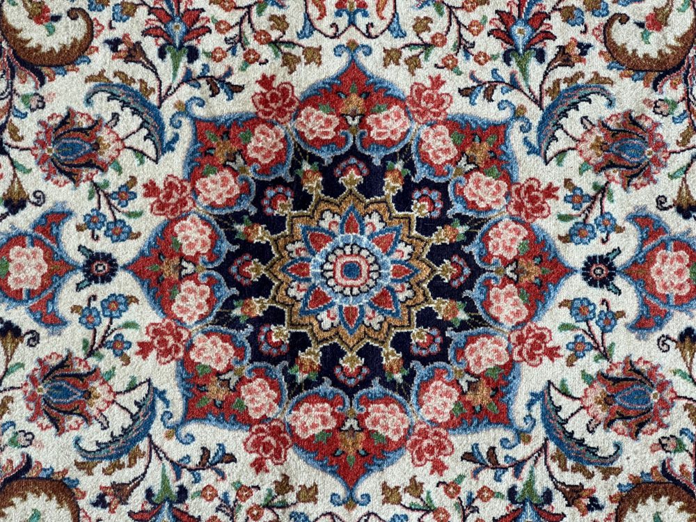 Sarouk Persian Natural Red Blue 4-7x7-3 cu | Manoukian Rugs™