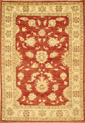 05170 Peshawar Afghan Red Beige 3-11x5-7 | Manoukian Rugs™