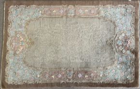 05469 Antique Chinese Fetty Beige Brown Pink 5-1x7-9 ws | Manoukian Rugs™