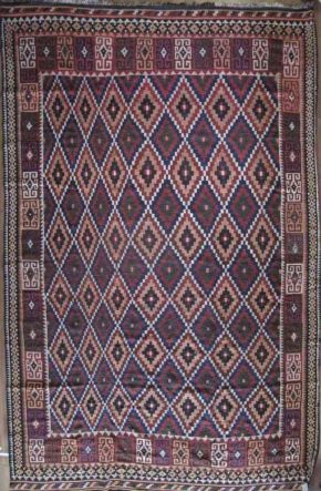 Flat Weave Maimana Afghan 8-7x13-8 | Manoukian Rugs™