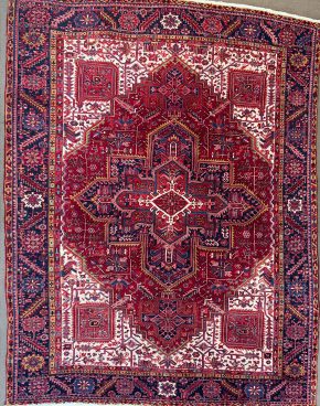 heriz persian 9-7x12-8 ws