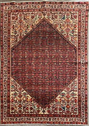 antique malayer persian 4-9x6-8 ws