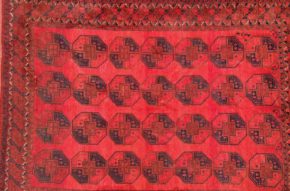 Ersari Afghan Red Blue 9-10x13 ws | Manoukian Rugs™