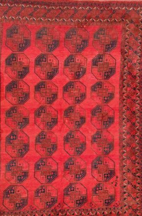 Ersari Afghan Red Blue 9-10x13 ws | Manoukian Rugs™