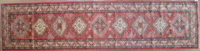 05668 Super Kazak Afghan Red & Blue 2-9×11-6 | Manoukian Rugs™