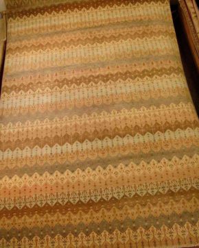 Indian Contemporary Beige Blue Brown 10x14