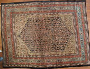 Bijar, Antique, Persian (9' 6" x 12' 6")