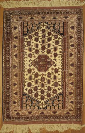 Afghan, Silk (4' x 5' 9")