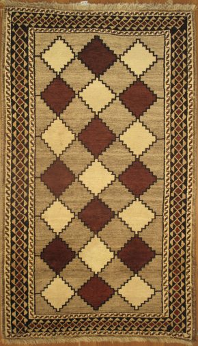 Shiraz, Gabbeh, Persian (3' 7'' x 6' 1'')