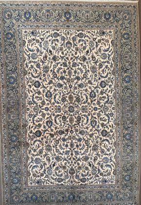 vintage keshan persian 9-6x14 ws