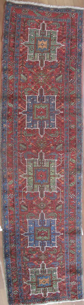 Karaja, Vintage, Persian (3' x 11' 2")