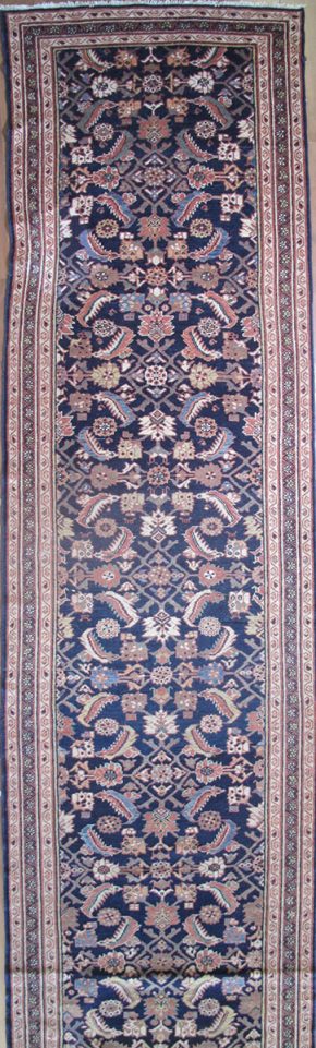 Mir Hamadan, Vintage (3' 8" x 13' 1")