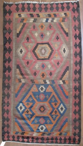 Flat Weave, Kurdish (4' 1" x 7' 5")