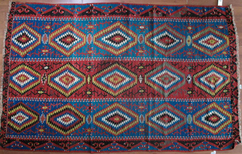 Flat Weave, Caucasian (4' 11" x 10' 5")