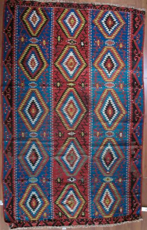 Flat Weave, Caucasian (4' 11" x 10' 5")