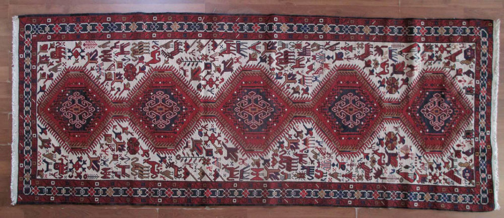 Kilim Sumac, Persian (3' 10" x 9' 9")