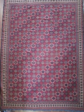 Flat Weave, Sumac, Uzbek (10' x 13' 1'')