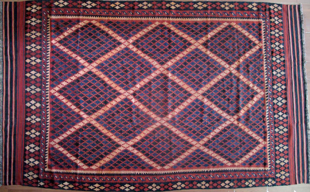 Flat Weave, Maimana, Afghan (7' 10" x 12' 10")