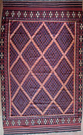 Flat Weave, Maimana, Afghan (7' 10" x 12' 10")