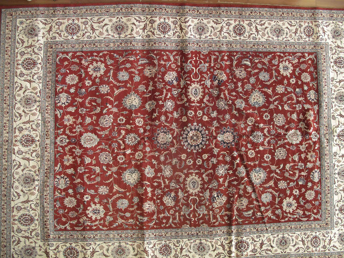 Persian Design Pakistan Red White & Blue 10x14-7 | Manoukian Rugs™