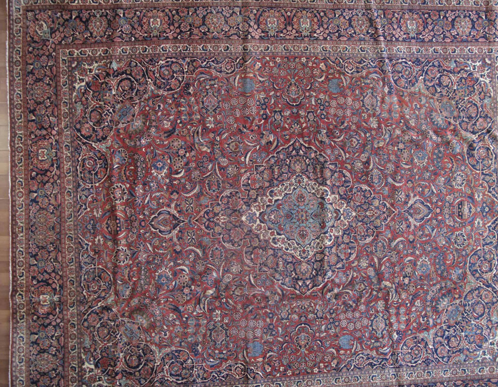 Keshan Persian Semi-Antique 12-1 x 14-10