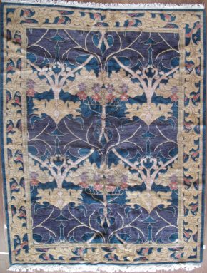05808 Contemporary Tibetan Yellow Green Purple 8-7×11-5 | Manoukian Rugs™