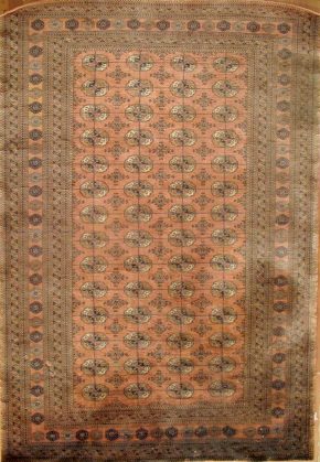 Bohkara Afghan Yellow Black Natural 6-7x9-9 | Manoukian Rugs™