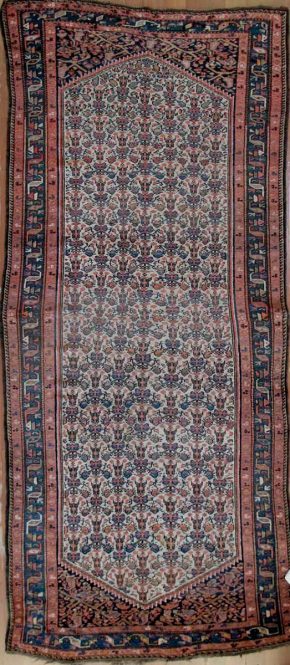 Kurdish, Vintage (4' 3" x 9' 10")