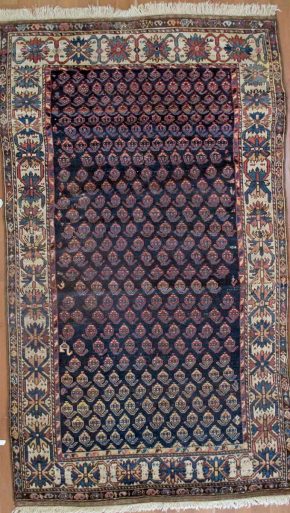Kuridsh Antique Blue White Brown 4-7x8-4 full