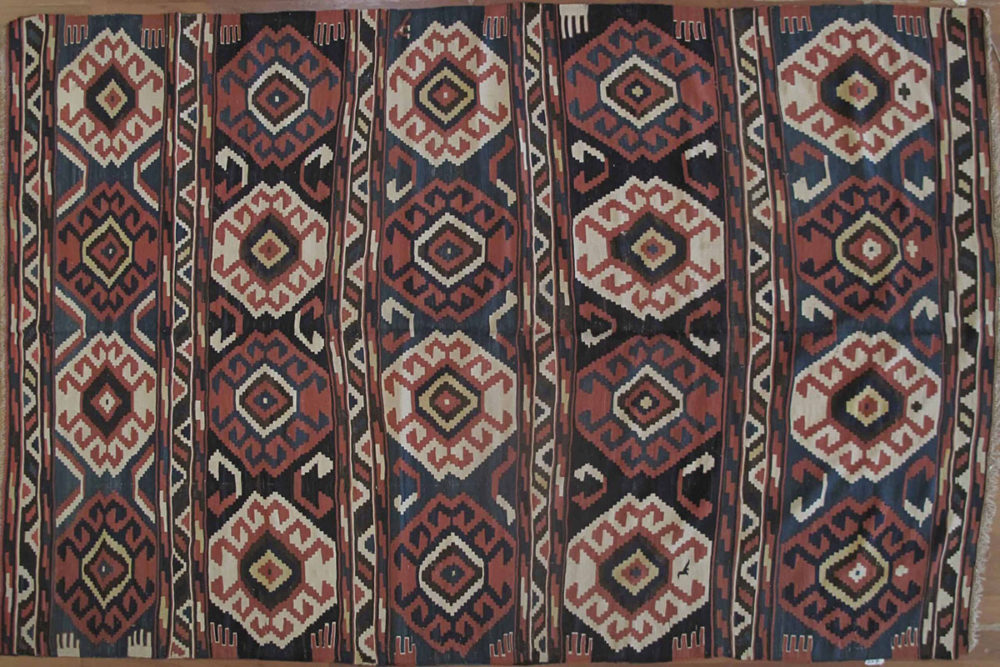 Flat Weave, Shirvan, Caucasian (6' 6'' x 10')