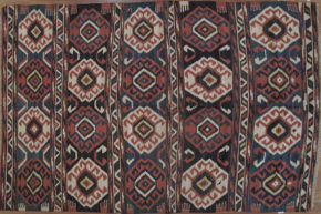 Flat Weave, Shirvan, Caucasian (6' 6'' x 10')