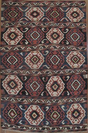 Flat Weave, Shirvan, Caucasian (6' 6'' x 10')