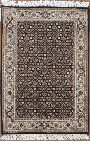 Herati Design India Brown Green White 2x3 | Manoukian Rugs™