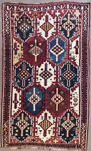 antique caucasian kilim 6-10x12-4 ws