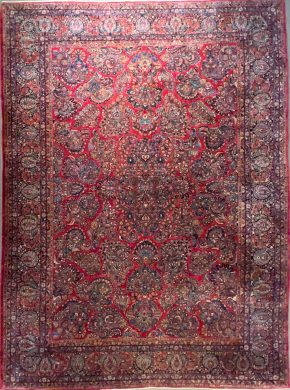 antique sarouk persian 10-2x13-10 ws