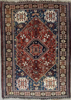 vintage qashgai persian 5x7 ws