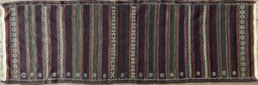 06411 Belouch Afghan Brown & Red 2-8x8-4 | Manoukian Rugs™