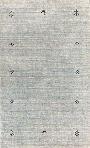 06466 Lori Gabbeh Indian Blue 3x5 ws | Manoukian Rugs™