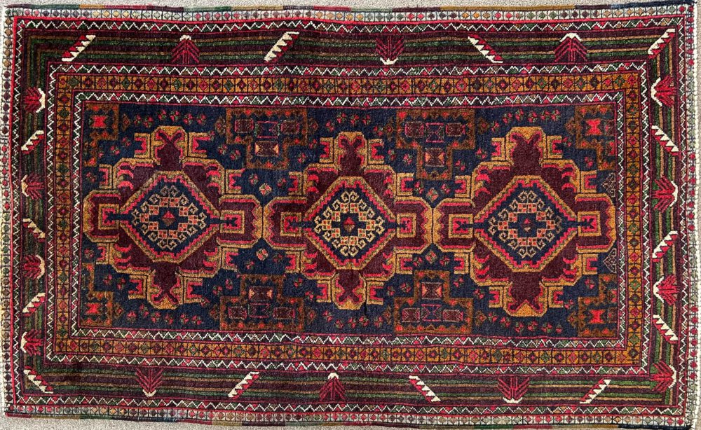 belouch prayer rug 2-10x4-9 ws