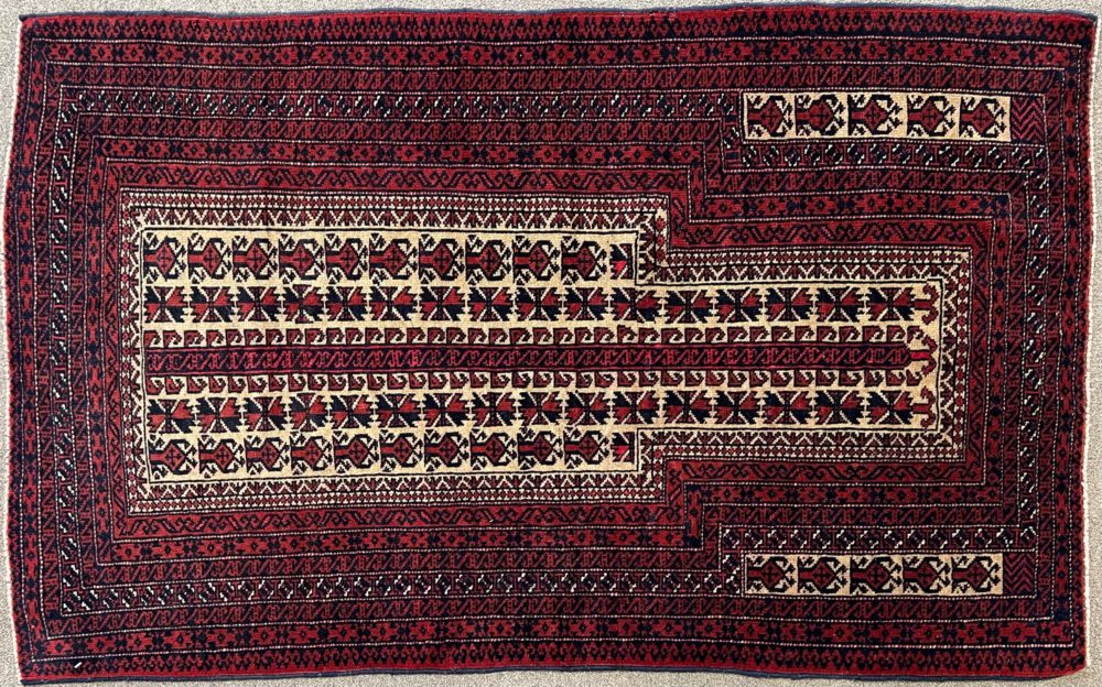 belouch prayer rug 2-10x4-8 ws