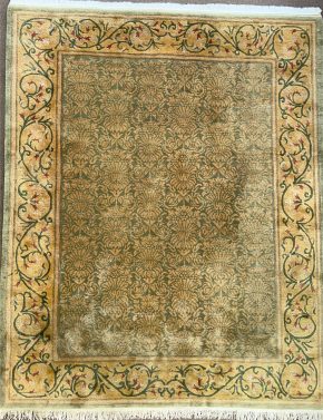 06735 Tibetan Yellow & Green 7-10x9-8 | Manoukian Rugs™