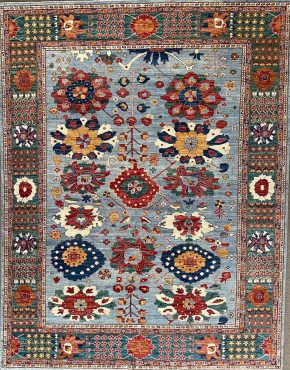 AA070623T477 Pak-Tribal Gray & Green 9-1x11-10 | Manoukian Rugs™
