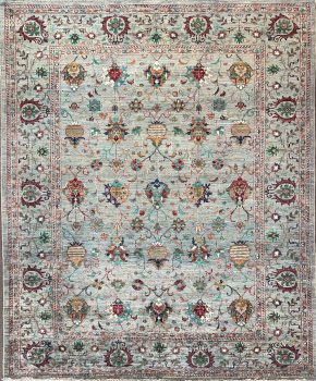 T482 Fine Tribal Beige & Multicolor 8-4x10-1 | Manoukian Rugs™