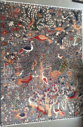 Fine Kazak Gray White 5x6-7 | Manoukian Rugs™