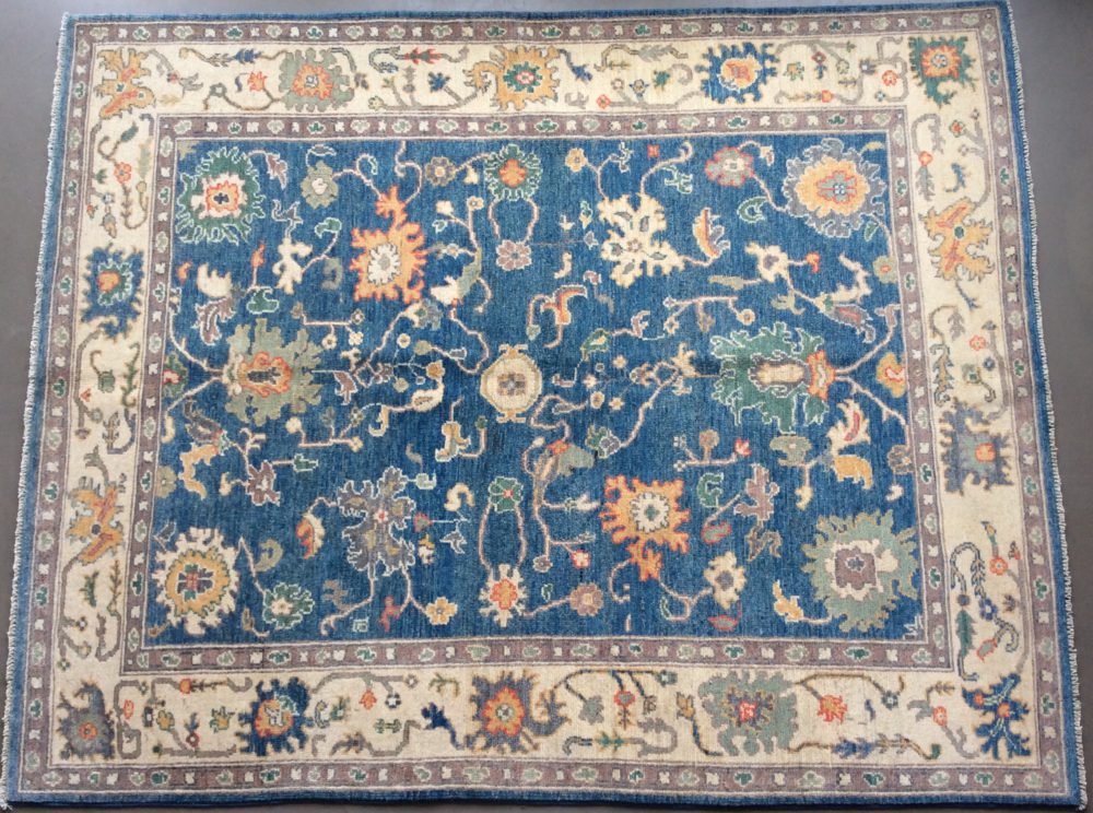 Fine Kazak Blue Natural 5x6-11 | Manoukian Rugs™