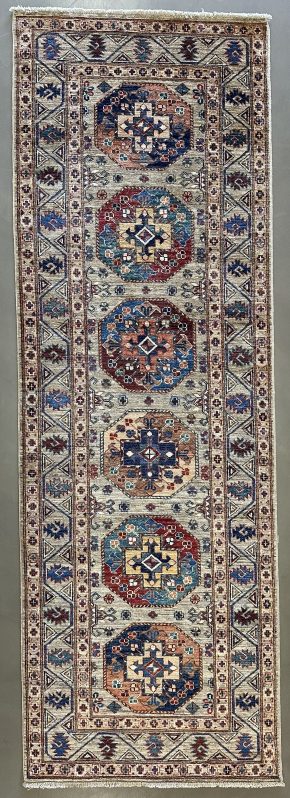 Pak Tribal Brown Red Blue 2-10x8-3 | Manoukian Rugs™