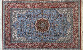 Isphahan Persian Blue Red White 5-1x8 | Manoukian Rugs™